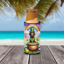 Load image into Gallery viewer, Labrador Retriever St Patrick's Day Slim Can Huggers – Fun, Functional Drink Coolers for Every Occasion