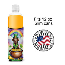 Load image into Gallery viewer, Labrador Retriever St Patrick's Day Slim Can Huggers – Fun, Functional Drink Coolers for Every Occasion