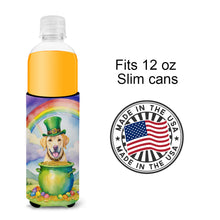 Load image into Gallery viewer, Labrador Retriever St Patrick's Day Slim Can Huggers – Fun, Functional Drink Coolers for Every Occasion