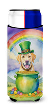 Load image into Gallery viewer, Labrador Retriever St Patrick's Day Slim Can Huggers – Fun, Functional Drink Coolers for Every Occasion