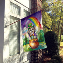 Load image into Gallery viewer, Lhasa Apso St Patrick's Day House Flag