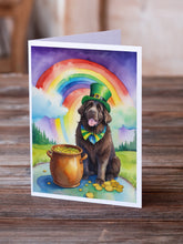 Load image into Gallery viewer, Newfoundland St Patrick's Day Greeting Cards - Blank Note Cards – 8-Pack of Artist-Designed Cards with Envelopes