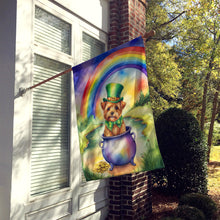 Load image into Gallery viewer, Norfolk Terrier St Patrick's Day House Flag