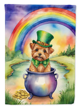Load image into Gallery viewer, Norfolk Terrier St Patrick's Day House Flag