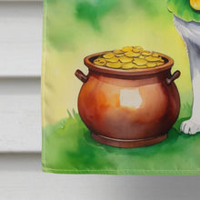 Load image into Gallery viewer, Norwegian Elkhound St Patrick's Day House Flag