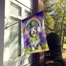 Load image into Gallery viewer, Old English Sheepdog St Patrick's Day House Flag