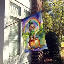 Load image into Gallery viewer, Otterhound St Patrick's Day House Flag