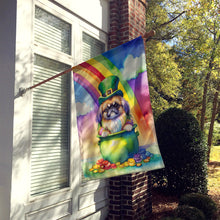 Load image into Gallery viewer, Pekingese St Patrick's Day House Flag