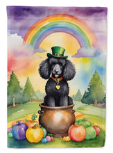 Load image into Gallery viewer, Black Poodle St Patrick's Day House Flag