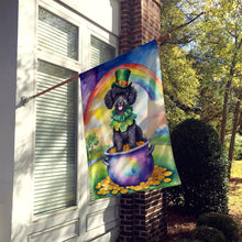 Load image into Gallery viewer, Black Poodle St Patrick's Day House Flag