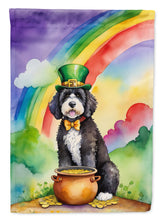 Load image into Gallery viewer, Portuguese Water Dog St Patrick's Day House Flag