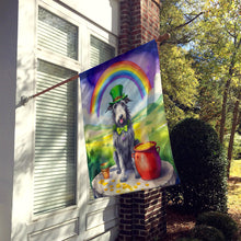Load image into Gallery viewer, Scottish Deerhound St Patrick's Day House Flag