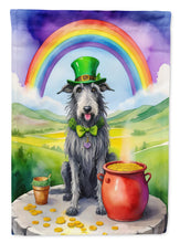 Load image into Gallery viewer, Scottish Deerhound St Patrick's Day House Flag