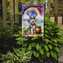 Load image into Gallery viewer, Sealyham Terrier St. Patrick’s Day Garden Flag – Dog with Pot of Gold &amp; Rainbow Yard Decor