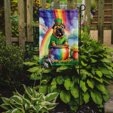 Load image into Gallery viewer, Shar Pei St. Patrick’s Day Garden Flag – Dog with Pot of Gold &amp; Rainbow Yard Decor