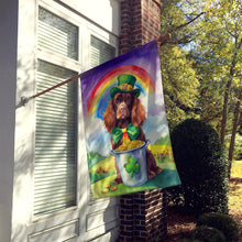 Load image into Gallery viewer, Sussex Spaniel St Patrick's Day House Flag