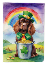 Load image into Gallery viewer, Sussex Spaniel St Patrick's Day House Flag
