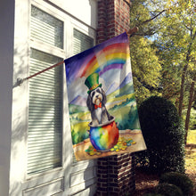 Load image into Gallery viewer, Tibetan Terrier St Patrick's Day House Flag