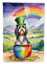 Load image into Gallery viewer, Tibetan Terrier St Patrick's Day House Flag