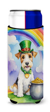 Load image into Gallery viewer, Fox Terrier St Patrick's Day Slim Can Huggers – Fun, Functional Drink Coolers for Every Occasion