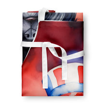 Load image into Gallery viewer, Affenpinscher Patriotic American Apron – Artist-Designed Kitchen, BBQ &amp; Craft Apron