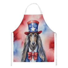 Load image into Gallery viewer, Afghan Hound Patriotic American Apron – Artist-Designed Kitchen, BBQ &amp; Craft Apron
