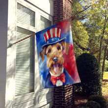 Load image into Gallery viewer, Airedale Terrier Patriotic American House Flag