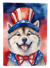 Load image into Gallery viewer, Akita Patriotic American House Flag