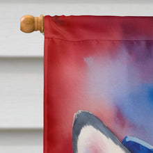 Load image into Gallery viewer, Alaskan Klee Kai Patriotic American House Flag