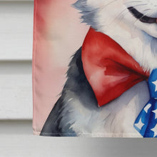 Load image into Gallery viewer, Alaskan Klee Kai Patriotic American House Flag
