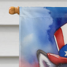 Load image into Gallery viewer, Alaskan Malamute Patriotic American House Flag