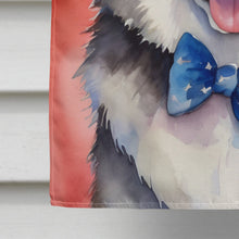 Load image into Gallery viewer, Alaskan Malamute Patriotic American House Flag