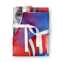 Load image into Gallery viewer, American English Coonhound Patriotic American Apron – Artist-Designed Kitchen, BBQ &amp; Craft Apron