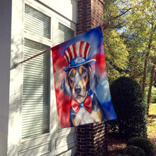 Load image into Gallery viewer, American English Coonhound Patriotic American House Flag