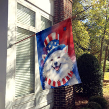 Load image into Gallery viewer, American Eskimo Patriotic American House Flag