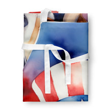 Load image into Gallery viewer, American Foxhound Patriotic American Apron – Artist-Designed Kitchen, BBQ &amp; Craft Apron