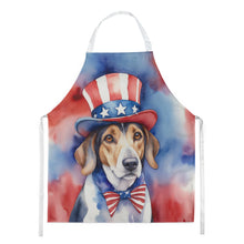 Load image into Gallery viewer, American Foxhound Patriotic American Apron – Artist-Designed Kitchen, BBQ &amp; Craft Apron