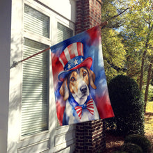 Load image into Gallery viewer, American Foxhound Patriotic American House Flag