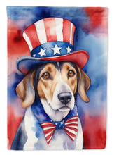 Load image into Gallery viewer, American Foxhound Patriotic American House Flag