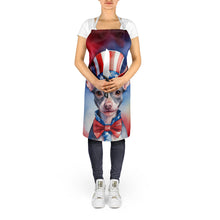 Load image into Gallery viewer, American Hairless Terrier Patriotic American Apron – Artist-Designed Kitchen, BBQ &amp; Craft Apron