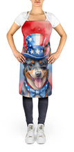Load image into Gallery viewer, Australian Cattle Dog Patriotic American Apron – Artist-Designed Kitchen, BBQ &amp; Craft Apron