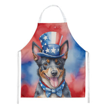 Load image into Gallery viewer, Australian Cattle Dog Patriotic American Apron – Artist-Designed Kitchen, BBQ &amp; Craft Apron