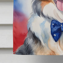 Load image into Gallery viewer, Australian Shepherd Patriotic American House Flag