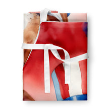 Load image into Gallery viewer, Basenji Patriotic American Apron – Artist-Designed Kitchen, BBQ &amp; Craft Apron