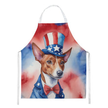 Load image into Gallery viewer, Basenji Patriotic American Apron – Artist-Designed Kitchen, BBQ &amp; Craft Apron