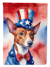 Load image into Gallery viewer, Basenji Patriotic American House Flag