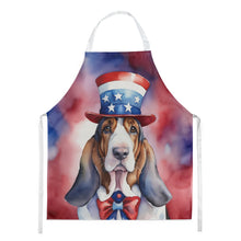 Load image into Gallery viewer, Basset Hound Patriotic American Apron – Artist-Designed Kitchen, BBQ &amp; Craft Apron