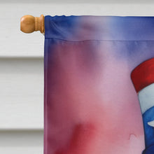 Load image into Gallery viewer, Basset Hound Patriotic American House Flag