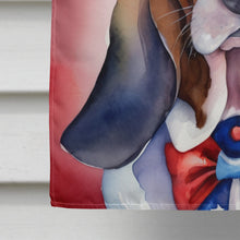 Load image into Gallery viewer, Basset Hound Patriotic American House Flag