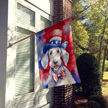 Load image into Gallery viewer, Bedlington Terrier Patriotic American House Flag